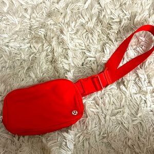 Red Lululemon Fanny Pack